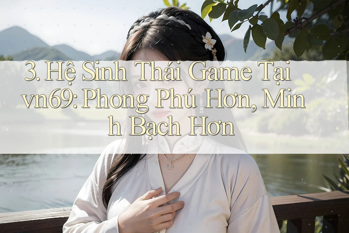 3. Hệ Sinh Thái Game Tại vn69: Phong Phú Hơn, Minh Bạch Hơn
