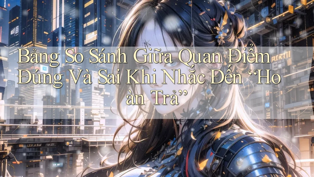 Bảng So Sánh Giữa Quan Điểm Đúng Và Sai Khi Nhắc Đến “Hoàn Trả” Bảng So Sánh Giữa Quan Điểm Đúng Và Sai Khi Nhắc Đến “Hoàn Trả”