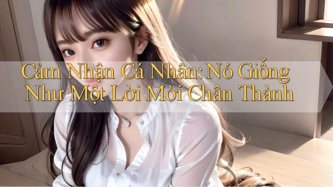 Cảm Nhận Cá Nhân: Nó Giống Như Một Lời Mời Chân Thành