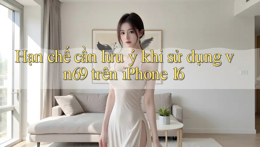 Hạn chế cần lưu ý khi sử dụng vn69 trên iPhone 16