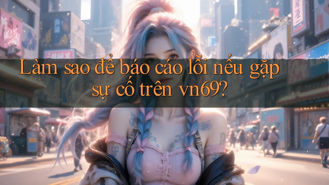 Làm sao để báo cáo lỗi nếu gặp sự cố trên vn69?