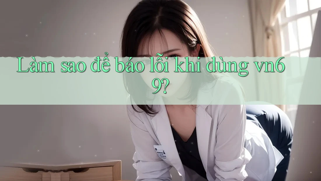 Làm sao để báo lỗi khi dùng vn69?