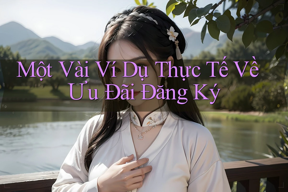 Một Vài Ví Dụ Thực Tế Về Ưu Đãi Đăng Ký Một Vài Ví Dụ Thực Tế Về Ưu Đãi Đăng Ký