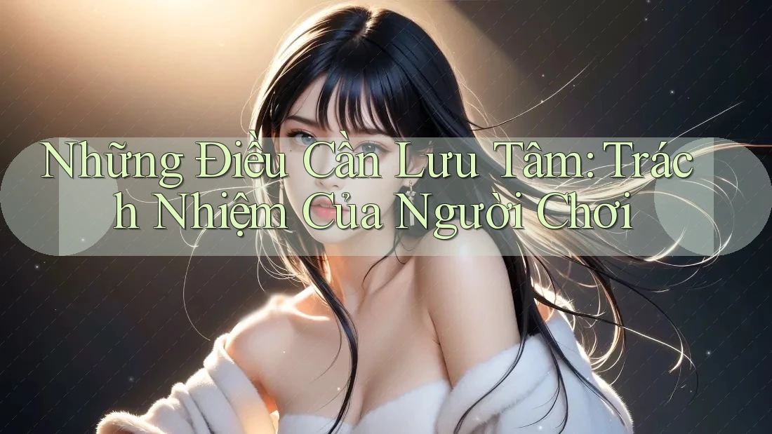 Những Điều Cần Lưu Tâm: Trách Nhiệm Của Người Chơi