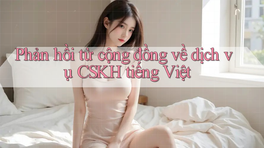 Phản hồi từ cộng đồng về dịch vụ CSKH tiếng Việt