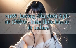 vn69 hướng dẫn dưới 5 phút (2026)   kiến thức bảo mật online