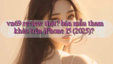 vn69 review thật bản mẫu tham khảo trên iPhone 15 (2025)